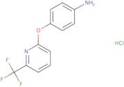 4-{[6-(Trifluoromethyl)pyridin-2-yl]oxy}aniline hydrochloride