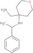 4-(Aminomethyl)-N-(1-phenylethyl)oxan-4-amine