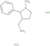 (1-Methyl-2-phenylpyrrolidin-3-yl)methanamine dihydrochloride