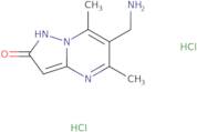 6-(Aminomethyl)-5,7-dimethyl-1H,2H-pyrazolo[1,5-a]pyrimidin-2-one dihydrochloride