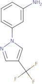 3-[4-(Trifluoromethyl)-1H-pyrazol-1-yl]aniline