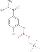 2,2,2-Trifluoroethyl N-[2-chloro-5-(dimethylcarbamoyl)phenyl]carbamate
