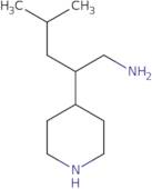 4-Methyl-2-(piperidin-4-yl)pentan-1-amine