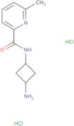 N-(3-Aminocyclobutyl)-6-methylpyridine-2-carboxamide dihydrochloride