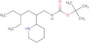 tert-Butyl N-[4-ethyl-2-(piperidin-2-yl)hexyl]carbamate