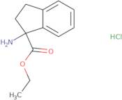 Ethyl 1-amino-2,3-dihydro-1H-indene-1-carboxylate hydrochloride