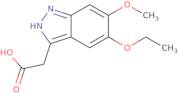 2-(5-Ethoxy-6-methoxy-1H-indazol-3-yl)acetic acid