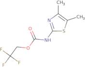 2,2,2-Trifluoroethyl N-(dimethyl-1,3-thiazol-2-yl)carbamate