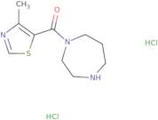 1-(4-Methyl-1,3-thiazole-5-carbonyl)-1,4-diazepane dihydrochloride