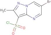 6-Bromo-2-methylpyrazolo[1,5-a]pyrimidine-3-sulfonyl chloride