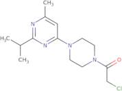 2-Chloro-1-{4-[6-methyl-2-(propan-2-yl)pyrimidin-4-yl]piperazin-1-yl}ethan-1-one