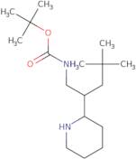 tert-Butyl N-[4,4-dimethyl-2-(piperidin-2-yl)pentyl]carbamate