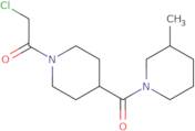 2-Chloro-1-[4-(3-methylpiperidine-1-carbonyl)piperidin-1-yl]ethan-1-one