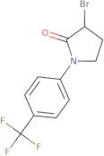 3-Bromo-1-[4-(trifluoromethyl)phenyl]pyrrolidin-2-one