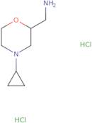 (4-Cyclopropylmorpholin-2-yl)methanamine dihydrochloride