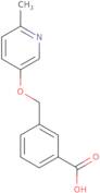 3-{[(6-Methylpyridin-3-yl)oxy]methyl}benzoic acid