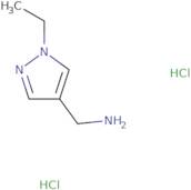 (1-Ethyl-1H-pyrazol-4-yl)methanamine dihydrochloride