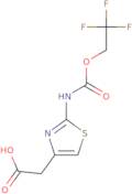 2-(2-{[(2,2,2-Trifluoroethoxy)carbonyl]amino}-1,3-thiazol-4-yl)acetic acid