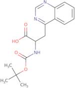 (2S)-2-[(2-Methylpropan-2-yl)oxycarbonylamino]-3-quinazolin-4-ylpropanoic acid