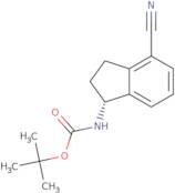 (R)-tert-Butyl (4-cyano-2,3-dihydro-1H-inden-1-yl)carbamate
