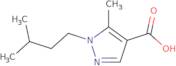 5-Methyl-1-(3-methylbutyl)-1H-pyrazole-4-carboxylic acid