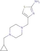4-{[4-(Cyclopropylmethyl)piperazin-1-yl]methyl}-1,3-thiazol-2-amine