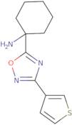 {1-[3-(3-Thienyl)-1,2,4-oxadiazol-5-yl]cyclohexyl}amine
