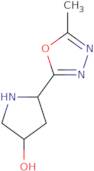(3R,5R)-5-(5-Methyl-1,3,4-oxadiazol-2-yl)pyrrolidin-3-ol