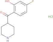 (4-Fluoro-2-hydroxyphenyl)-piperidin-4-ylmethanone hydrochloride