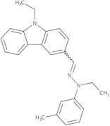 9-Ethylcarbazole-3-carboxaldehyde N-Ethyl-N-(m-tolyl)hydrazone