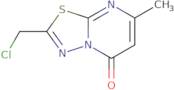 2-(Chloromethyl)-7-methyl-5H-[1,3,4]thiadiazolo[3,2-a]pyrimidin-5-one