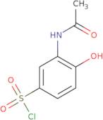 3-Acetamido-4-hydroxybenzene-1-sulfonyl chloride