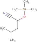 4-Methyl-2-[(trimethylsilyl)oxy]pentanenitrile