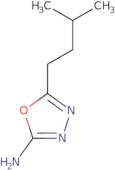 5-(3-Methylbutyl)-1,3,4-oxadiazol-2-amine