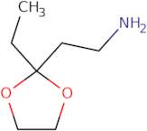 2-(2-Ethyl-1,3-dioxolan-2-yl)ethan-1-amine