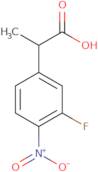 2-(3-Fluoro-4-nitrophenyl)propanoic acid