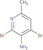 2,4-Dibromo-6-methylpyridin-3-amine