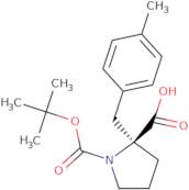 (S)-1-(tert-Butoxycarbonyl)-2-(4-methylbenzyl)pyrrolidine-2-carboxylic acid