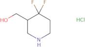 (4,4-difluoropiperidin-3-yl)methanol hydrochloride