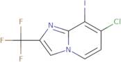 7-Chloro-8-iodo-2-(trifluoromethyl)imidazo[1,2-a]pyridine