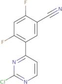 5-(2-chloropyrimidin-4-yl)-2,4-difluorobenzonitrile