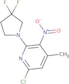 6-Chloro-2-(3,3-difluoropyrrolidin-1-yl)-4-methyl-3-nitropyridine