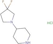 4-(3,3-Difluoropyrrolidin-1-yl)piperidine hydrochloride