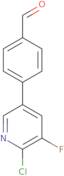 4-(6-chloro-5-fluoropyridin-3-yl)benzaldehyde