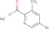 Sodium 5-bromo-3-methylpicolinate