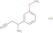 3-Amino-3-(3-methoxyphenyl)propanenitrile hydrochloride