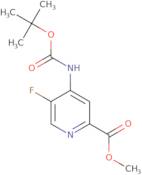 Methyl 4-((tert-butoxycarbonyl)amino)-5-fluoropicolinate