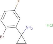 1-(2-Bromo-5-fluorophenyl)cyclopropanamine hydrochloride