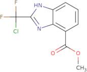 Methyl 2-(chlorodifluoromethyl)-1H-benzo[D]imidazole-4-carboxylate