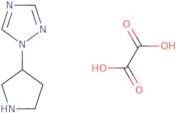 1-(Pyrrolidin-3-yl)-1H-1,2,4-triazole oxalate